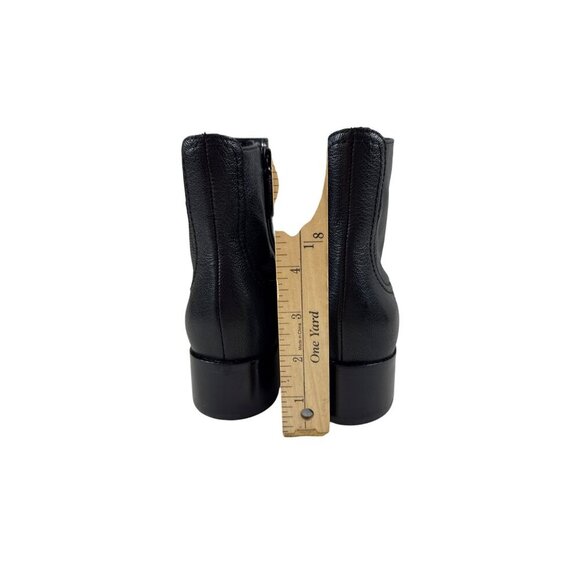 Cole Haan Nala Women's Bootie Ankle Boot Black Leather Heeled Western Size 7 NEW - Picture 5 of 10